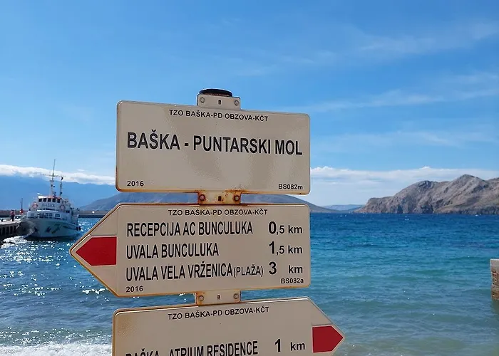Appartamento 300 Meter Zum Mit Wlan, Klima Baška
